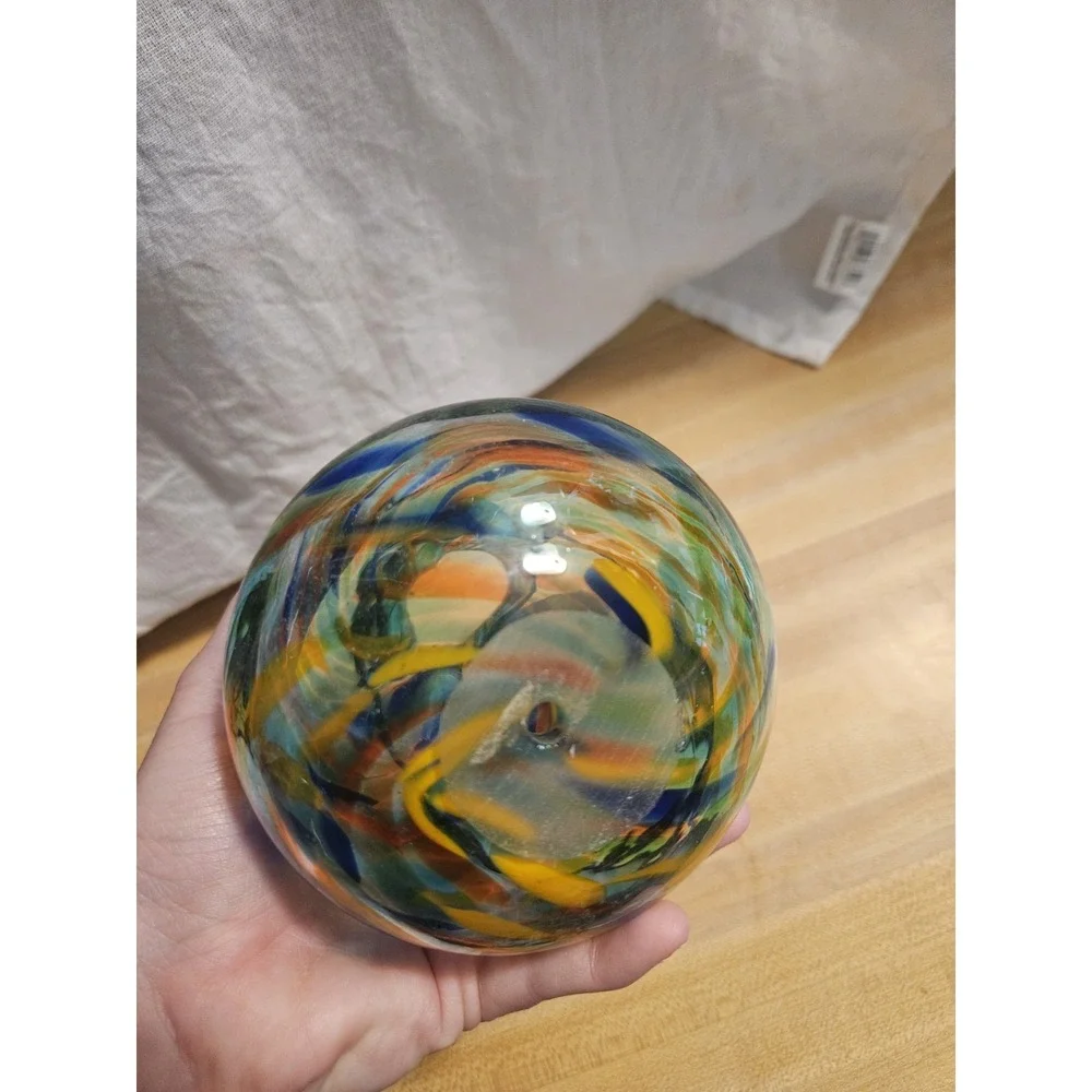 Fred Meyer HD‎ Outdoors Art Glass Lantern - Royal Confetti for String of Lights